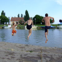 Baignade Mortagne sur Gironde