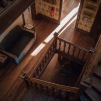 Walnut staircase