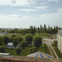 Vue sur le port de Mortagne sur Gironde gîte Silo 3